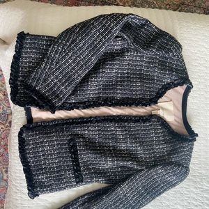 Size 0 Rebecca Taylor Structured Dress Jacket